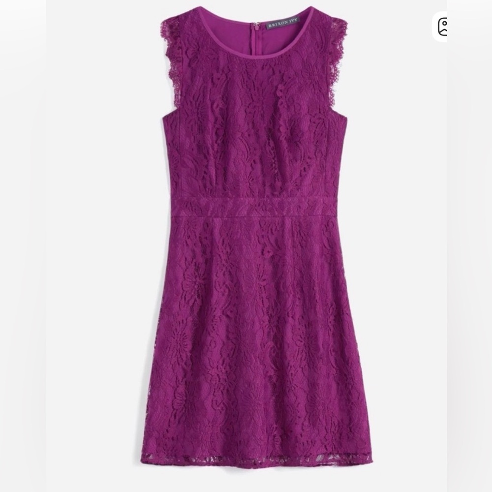 Brixon Ivy XS Lace Dress in Rich Purple